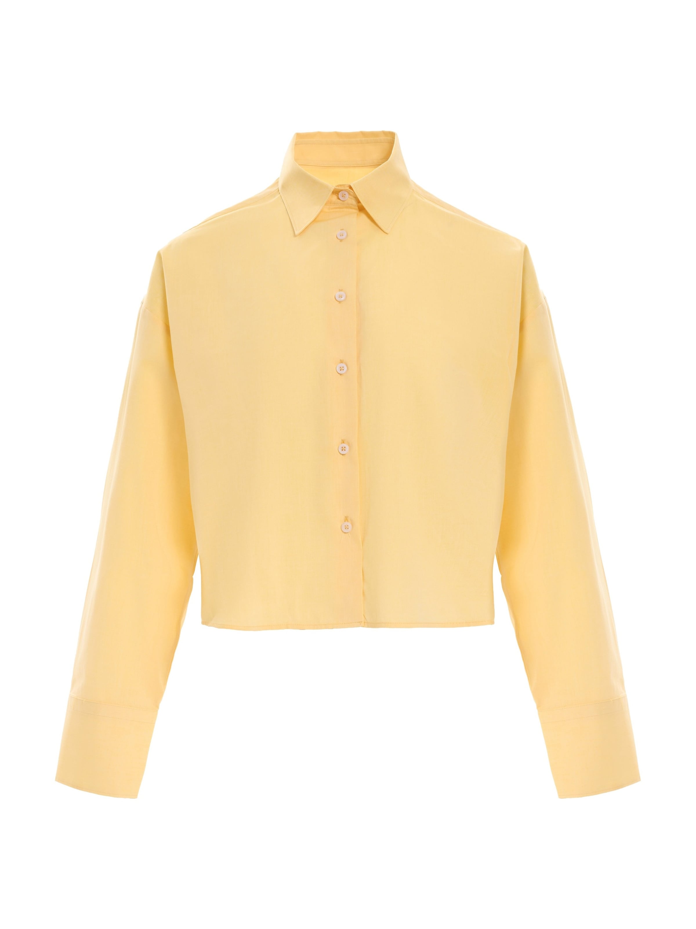 Camicia da donna 'Apolline' di NOWIHT in giallo: frontale