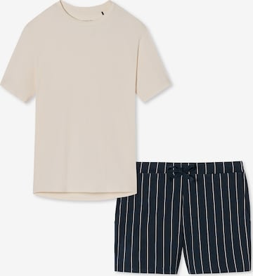 SCHIESSER Pyjama 'Organic Cotton' in Mischfarben: Vorderseite