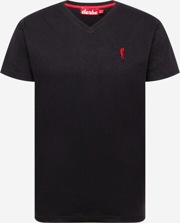 Derbe Shirt in Black: front