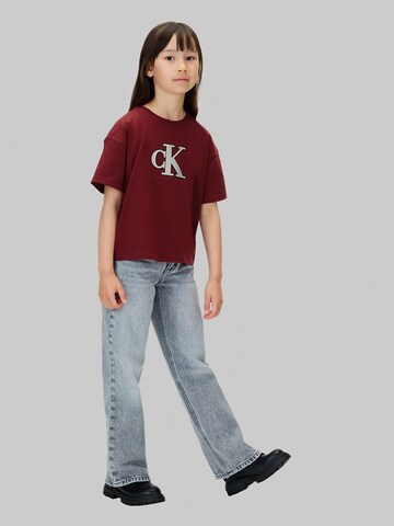 Calvin Klein Jeans - Camiseta en rojo