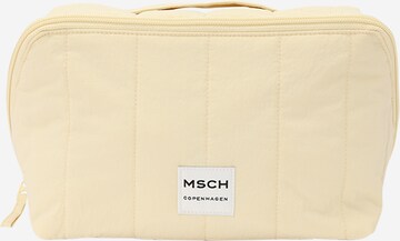 Trousse de maquillage 'Sasja' MSCH COPENHAGEN en jaune : devant