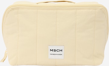 MSCH COPENHAGEN Cosmetic Bag 'Sasja' in Yellow: front