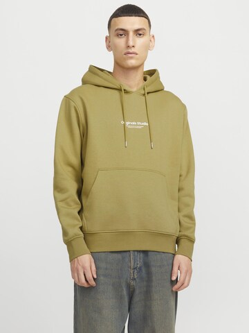 JACK & JONES Sweatshirt i grøn: forside