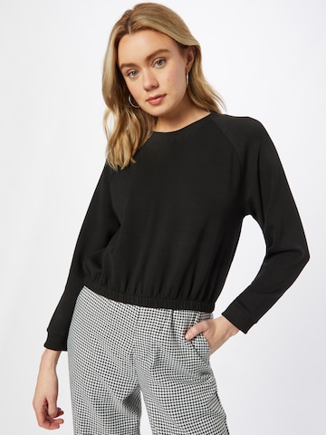 ABOUT YOUSweater majica 'Hailey' - crna boja: prednji dio