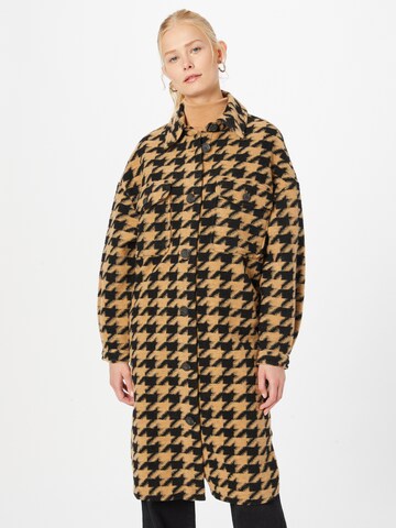 VERO MODA Between-Seasons Coat 'CHRISSIE' in Brown: front