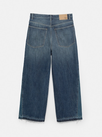 Baggy Jean Pull&Bear en bleu