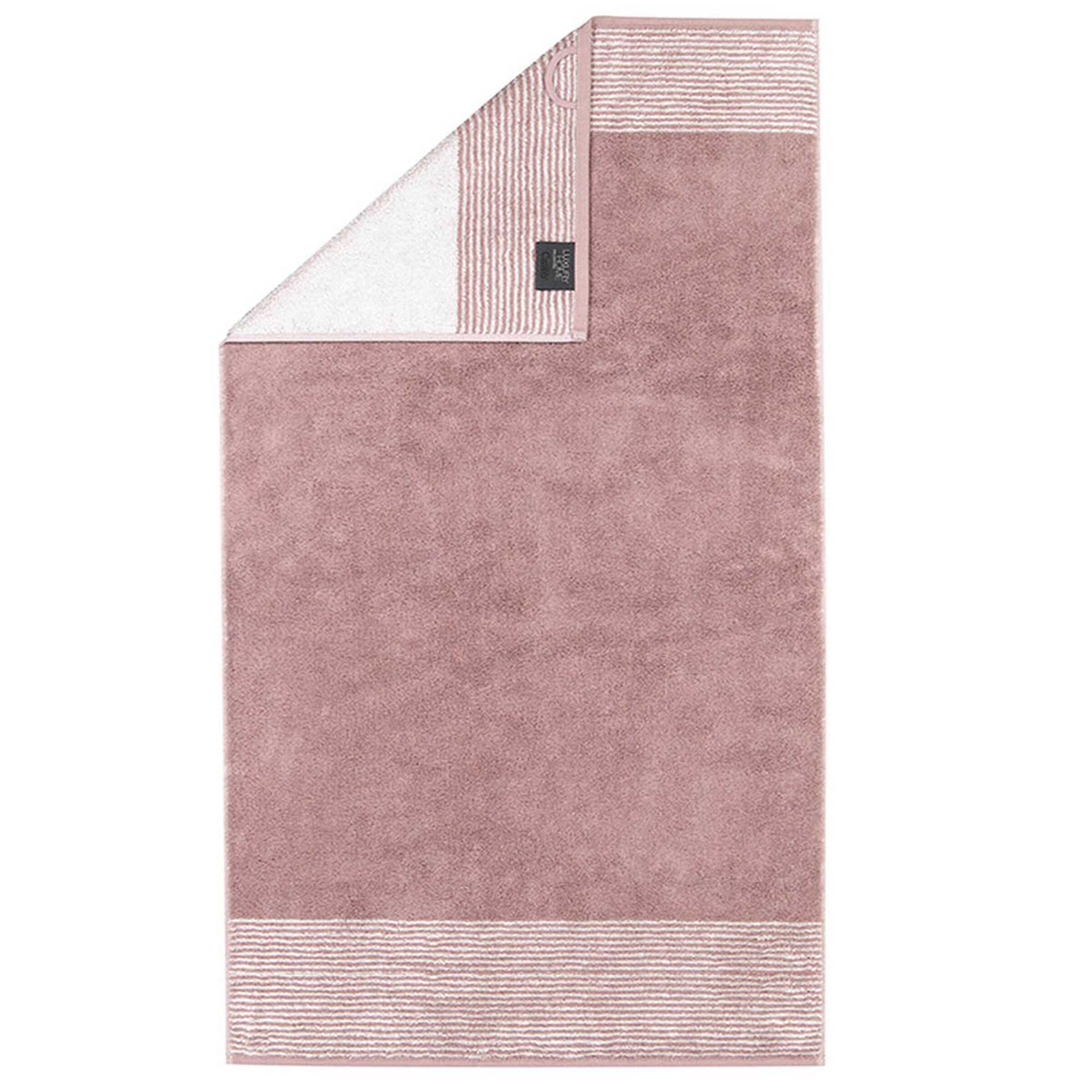 Serviette Cawö en rose : devant