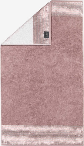 Serviette Cawö en rose : devant