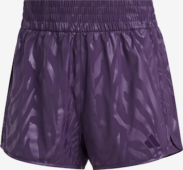 ADIDAS PERFORMANCE - Loosefit Pantalón deportivo 'AOP Pacer' en lila: frente