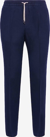 Boggi Milano Regular Broek 'City' in Blauw: voorkant