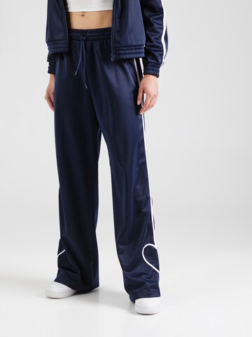 Wide leg Pantaloni di Monki in blu: frontale