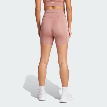 ADIDAS PERFORMANCE Skinny Sportbroek 'Own The Run' in Roze
