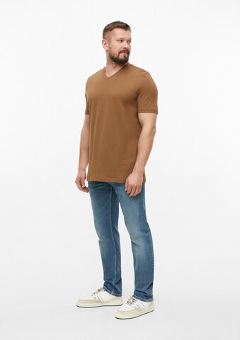 s.Oliver Men Tall Sizes T-Shirt in Braun