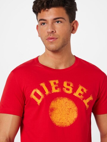 DIESEL - Camisa 'DIEGOR' em vermelho