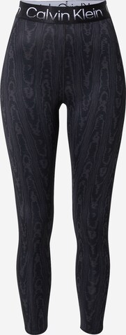 Calvin Klein Sport Skinny Sporthose in Schwarz: predná strana