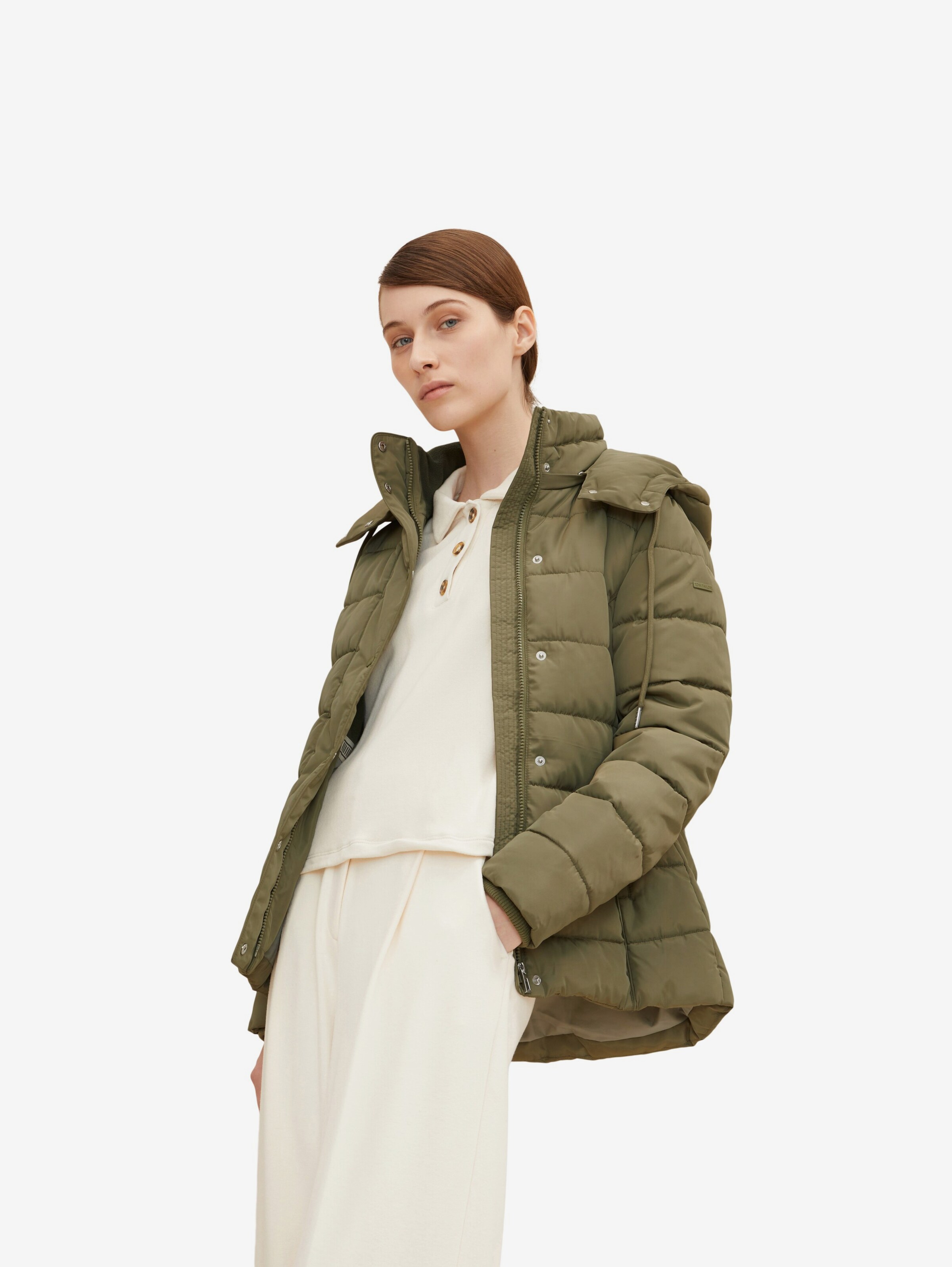 TOM TAILOR Jacke in Khaki | ABOUT YOU