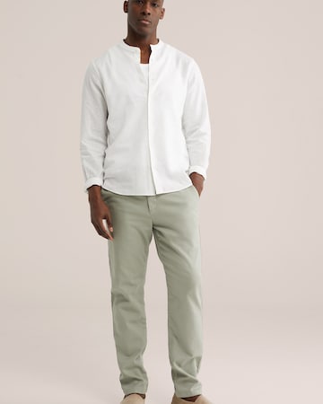 WE Fashion Regular Hose in Grün