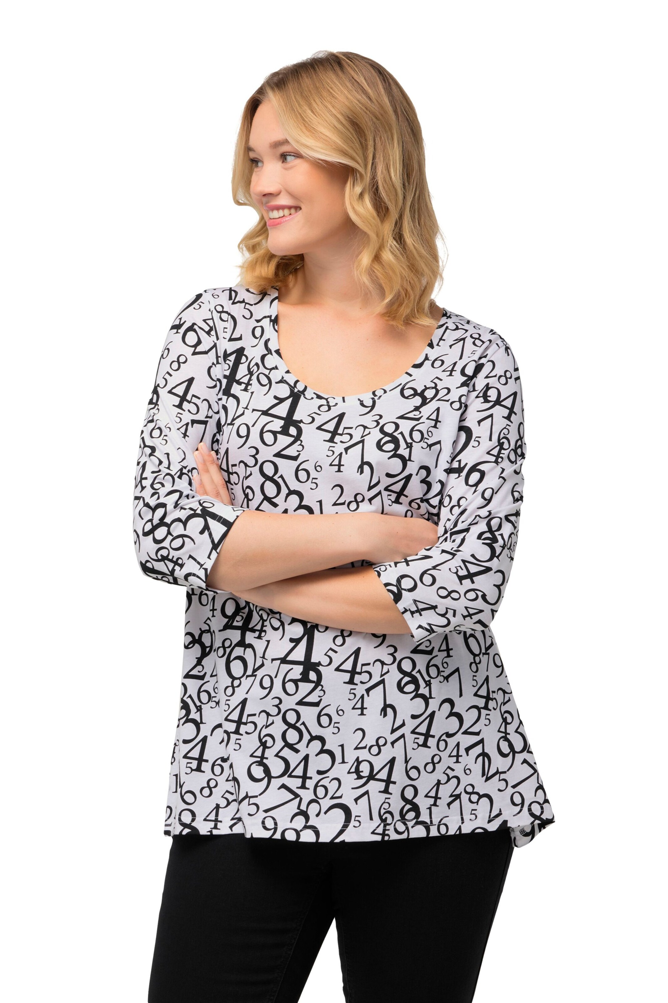 Ulla Popken Shirt in White: front