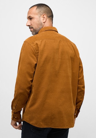 ETERNA Comfort fit Overhemd in Bruin
