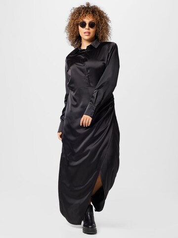 Nasty Gal Plus Shirt dress in Black