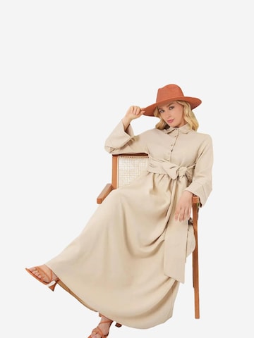 Bigdart Dress in Beige