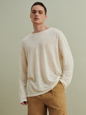 DAN FOX APPAREL Shirt 'Hannes' in White: front