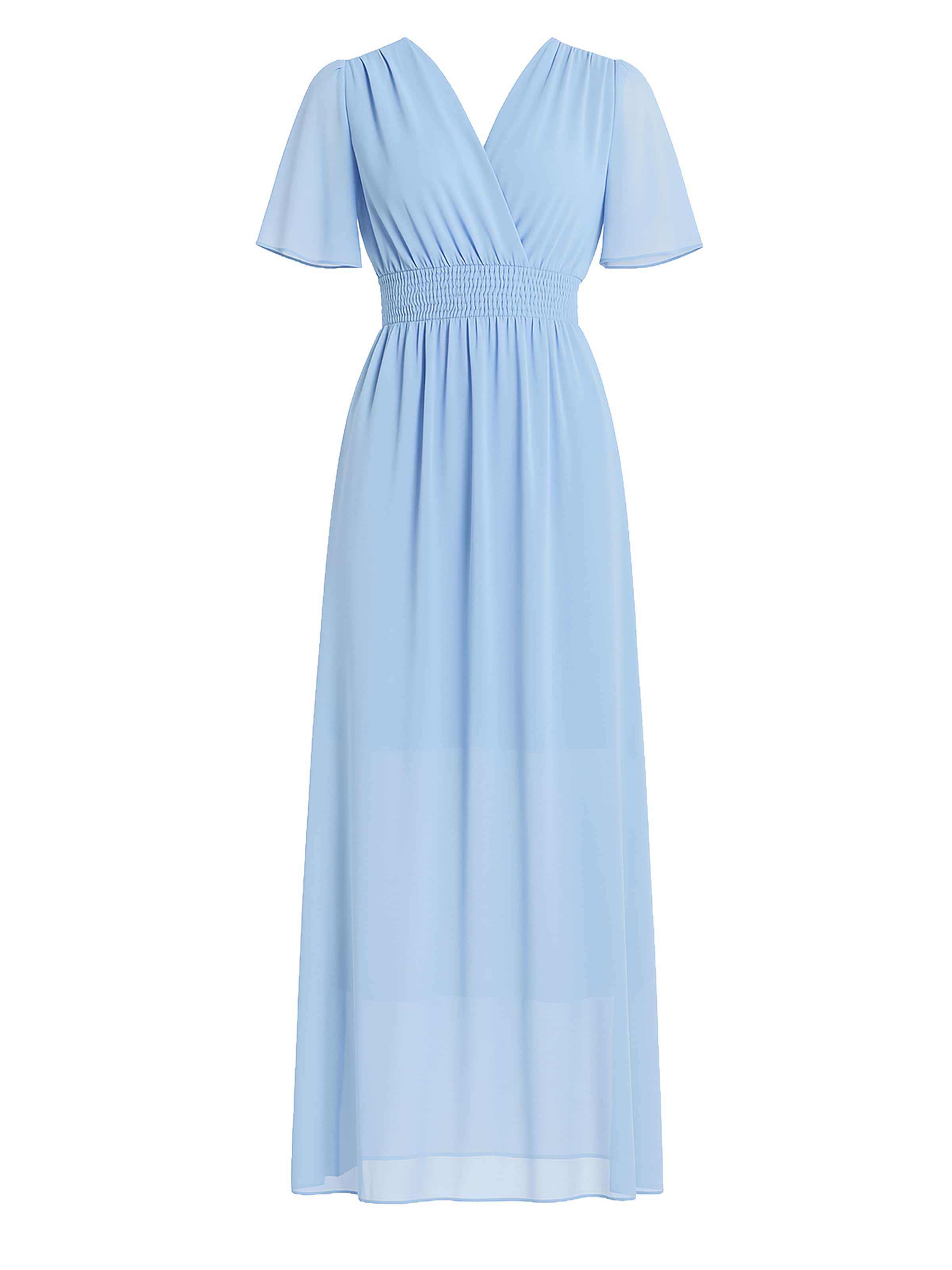 Robe Elara en bleu : devant