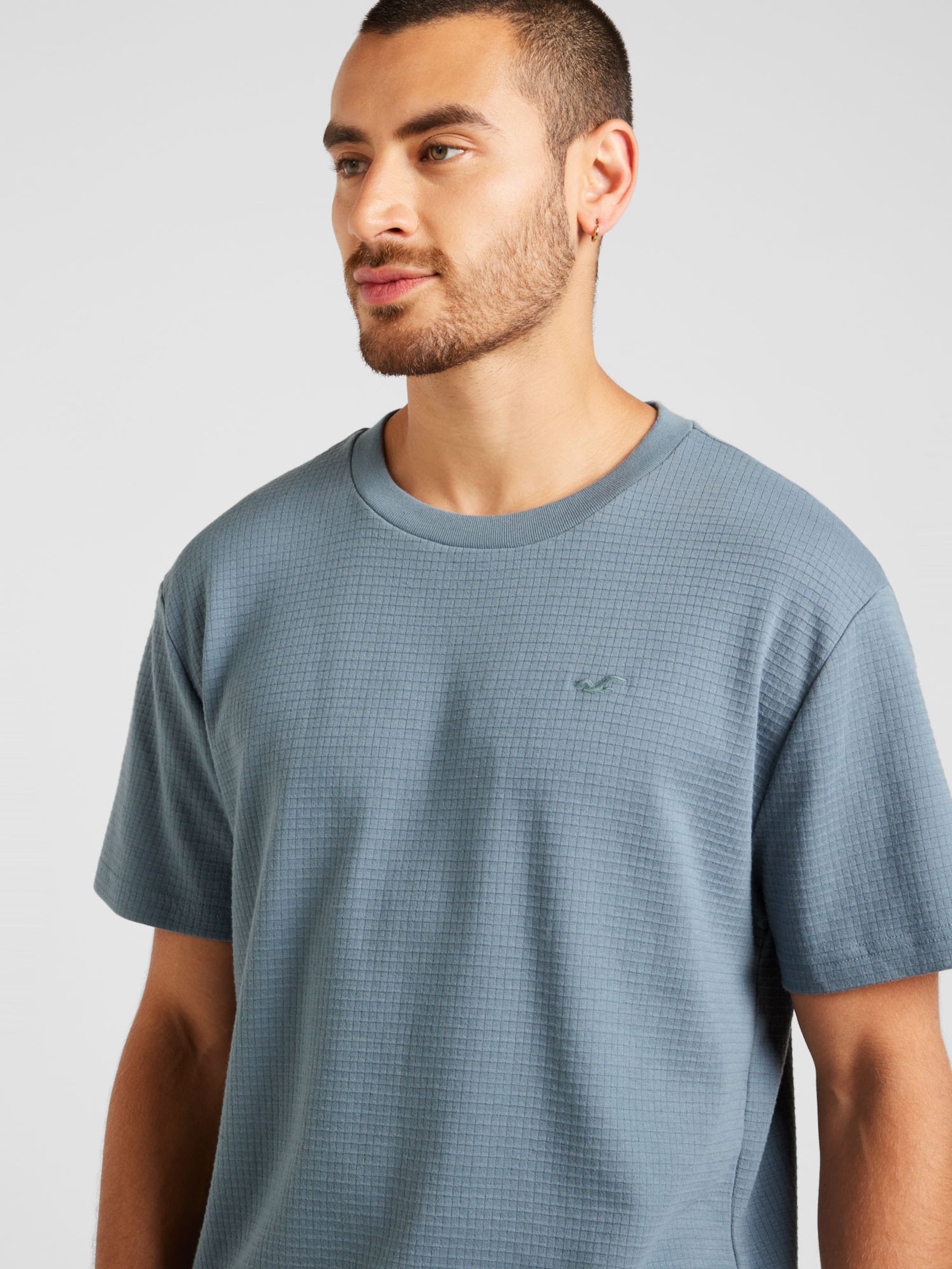 Hollister t shirt grau online
