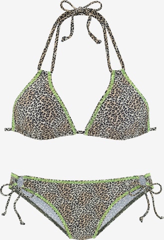 Triangolo Bikini di BUFFALO in beige: frontale