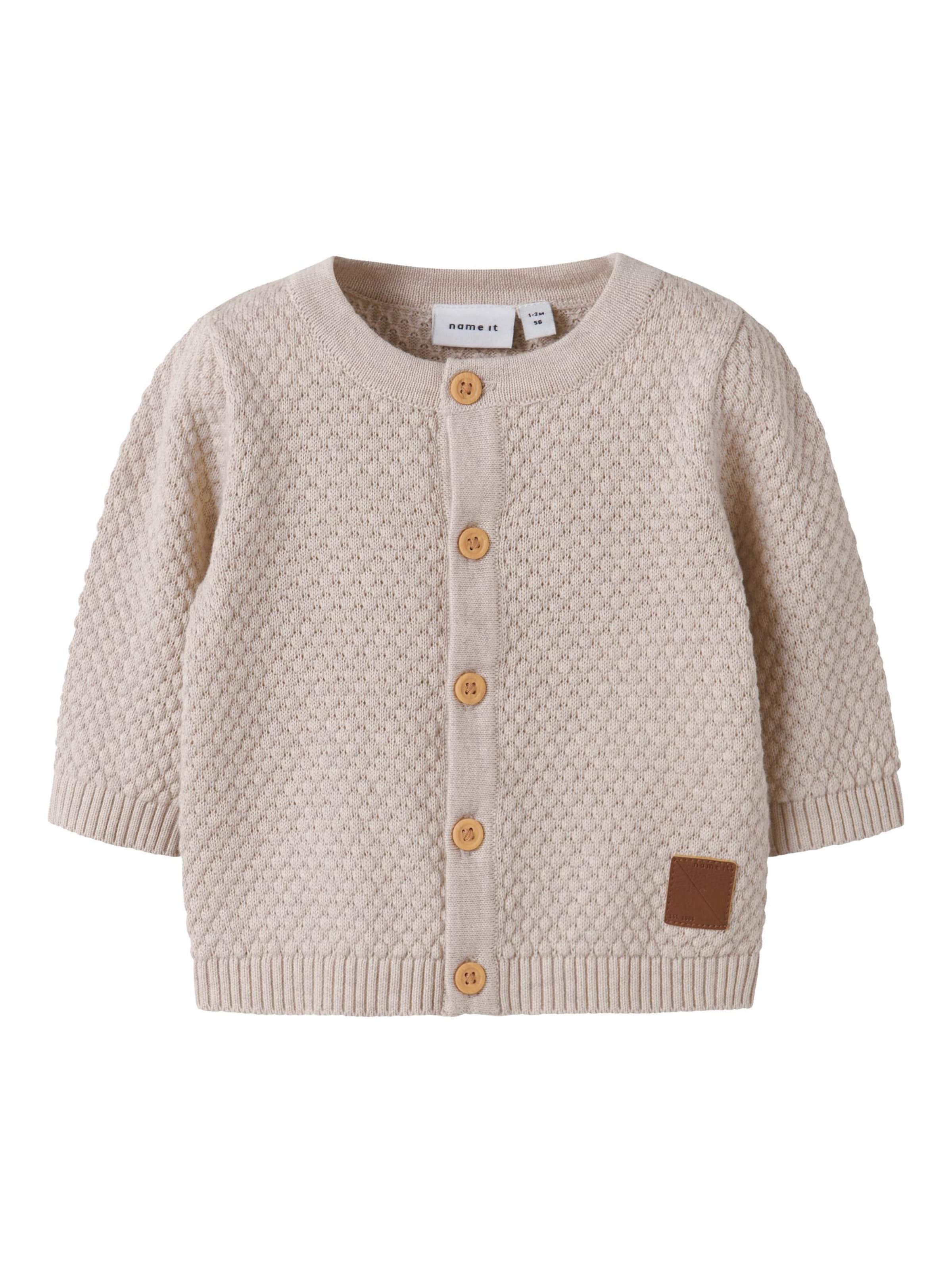 NAME IT - Cárdigan en beige: frente