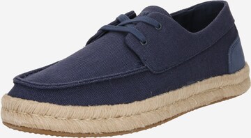 Mocassin TOMS en bleu : devant