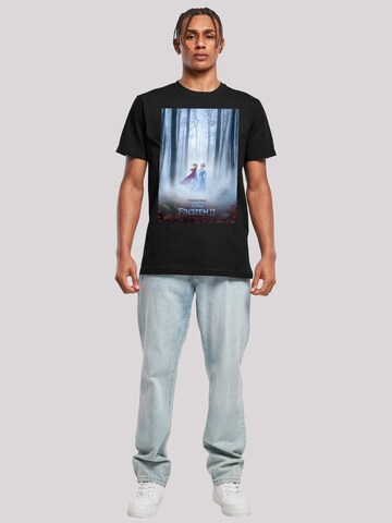 T-Shirt 'Disney Frozen 2 Movie Poster' F4NT4STIC en noir