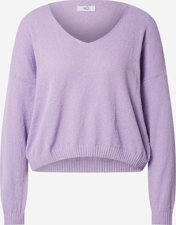 Pull-over WAL G. en violet : devant