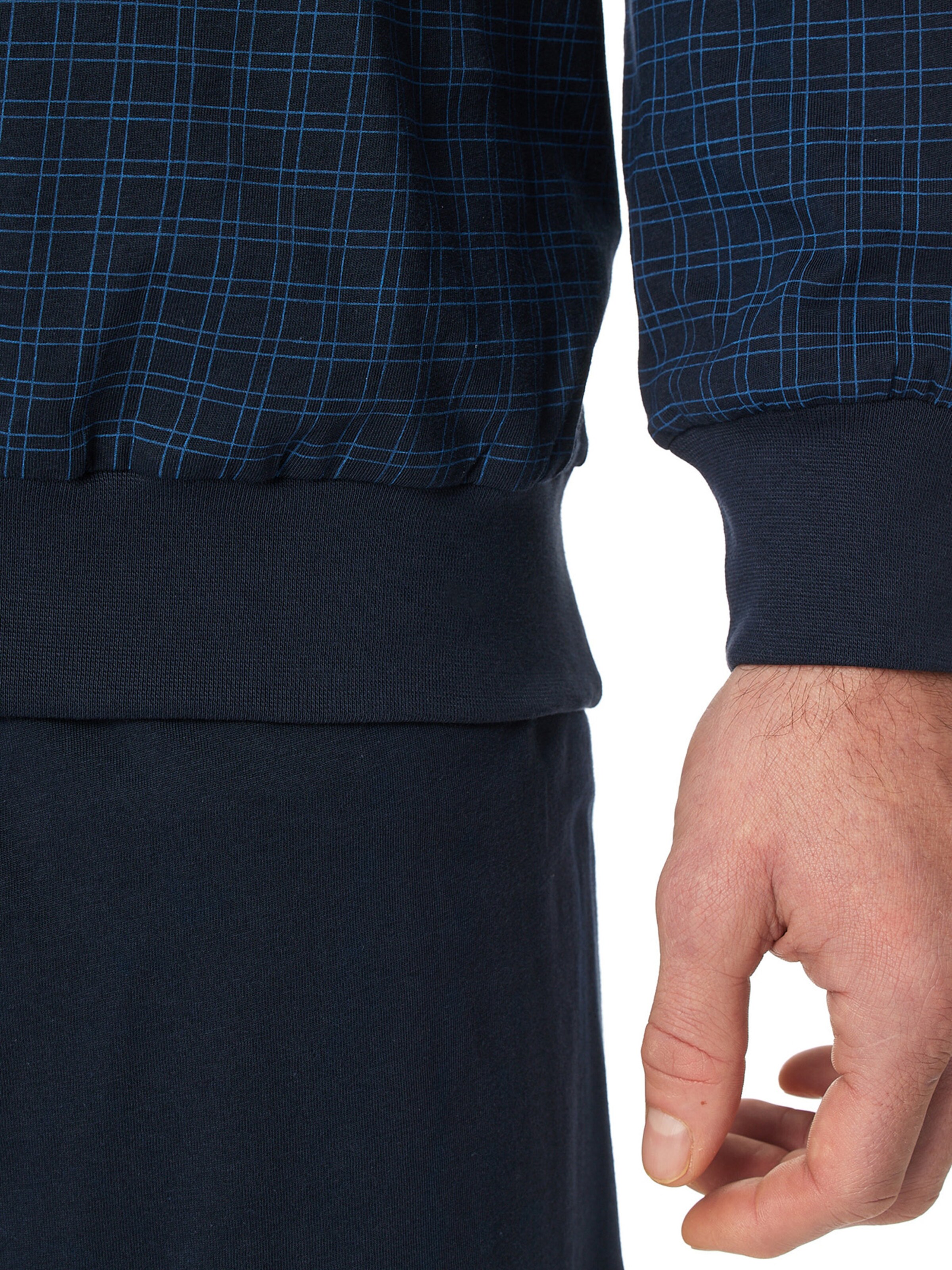 Pyjama long ' Comfort Essentials ' SCHIESSER en bleu