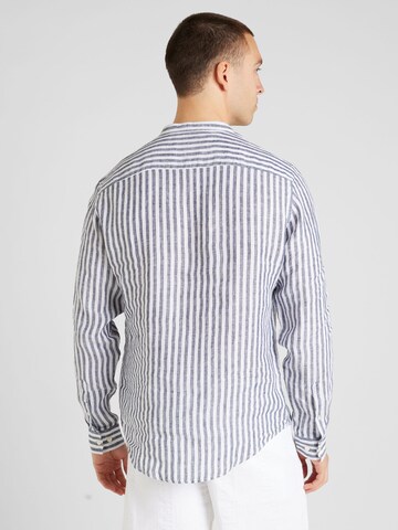 Casual Friday - Regular Fit Camisa 'Anton' em azul