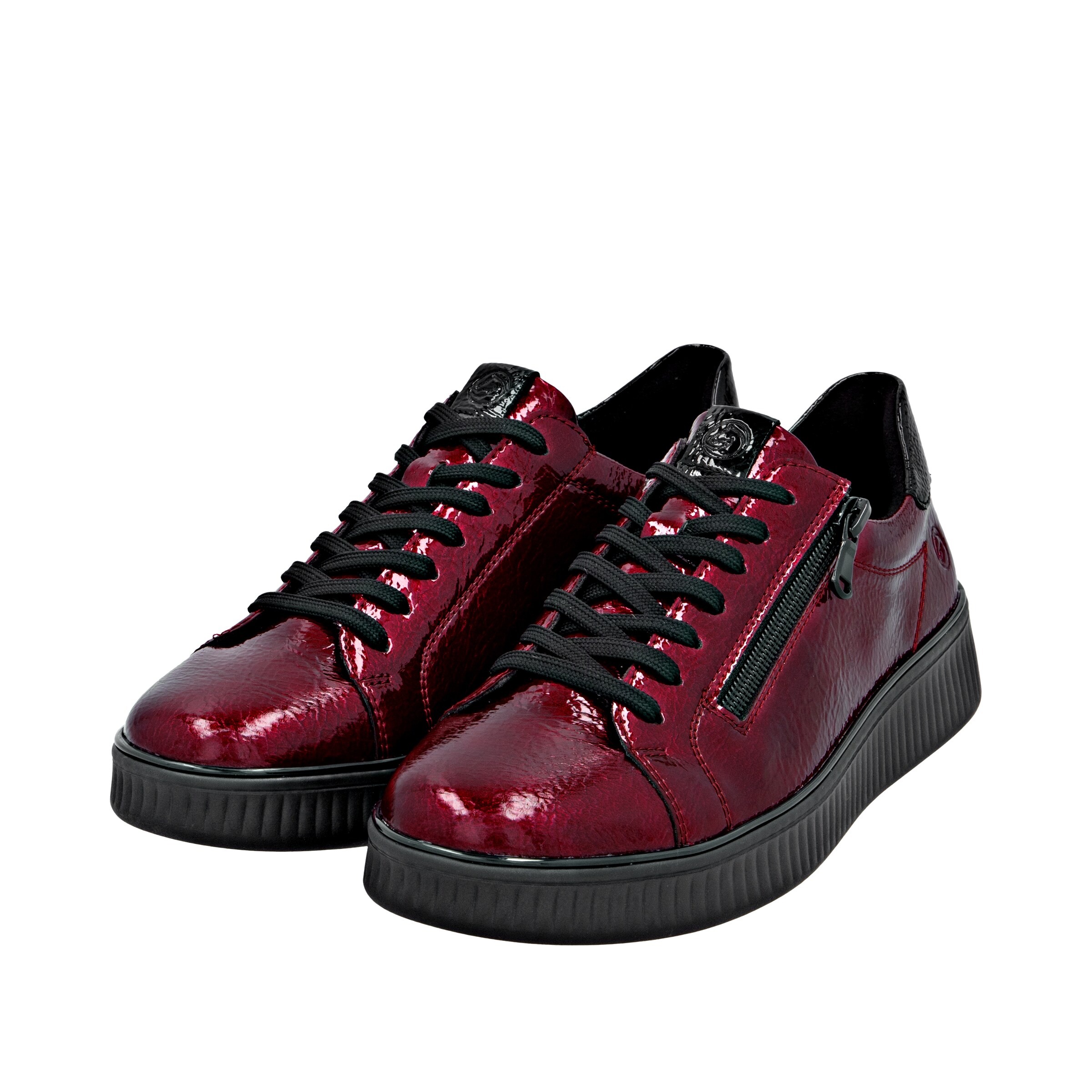 Baskets basses ' D2E01 ' REMONTE en rouge