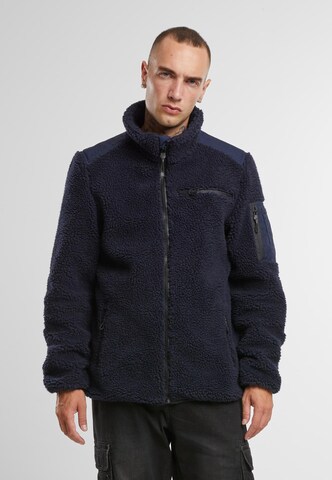 Brandit Between-season jacket 'Ramble' in Blue: front