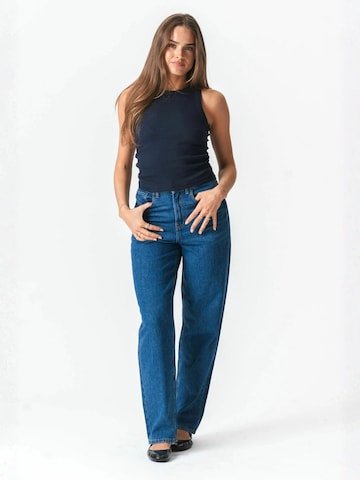TEESHOPPEN Top ' Ribbed ' in Blau