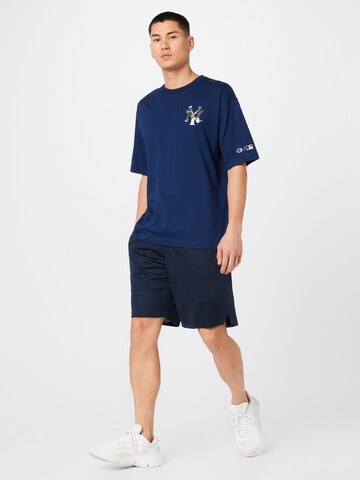 Champion Authentic Athletic Apparel Loosefit Hose 'Legacy' in Blau