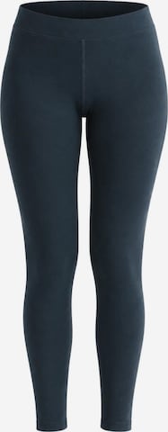 Leela COTTON Skinny Leggings 'Damen Bio-Baumwoll Leggings' in Blau: Vorderseite