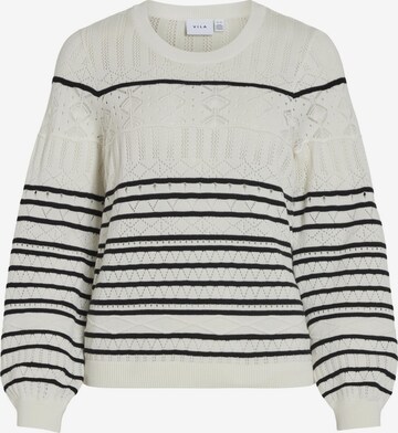 VILA Sweater in Grey: front