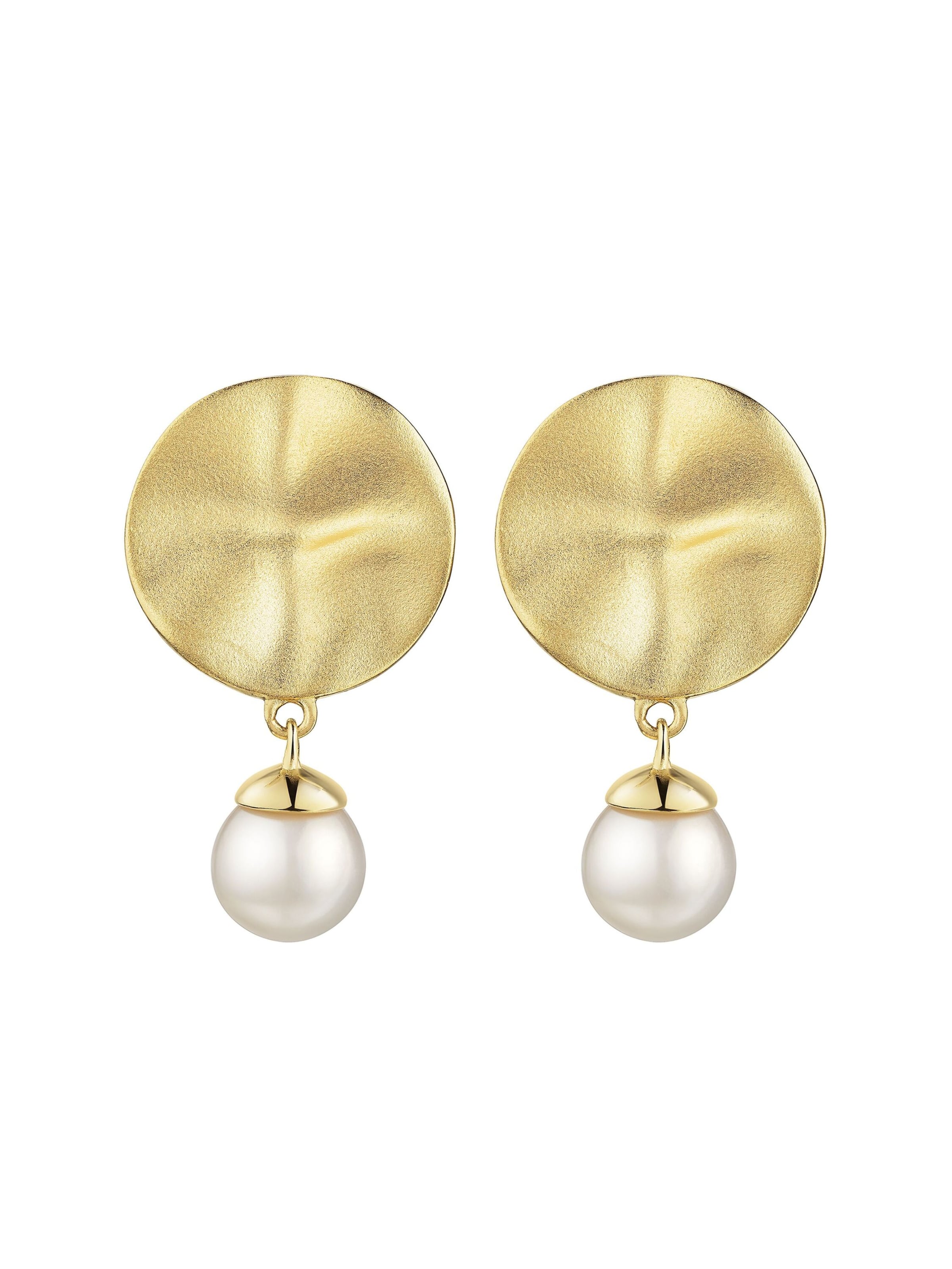 Boucles d'oreilles CELESTA en jaune : devant