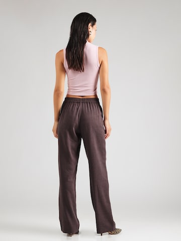 Moves - Pierna ancha Pantalón 'Pynsa' en marrón