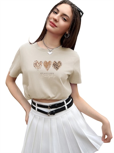 GORHEY Shirt in M/Regular in de kleur Abrikoos, Productweergave
