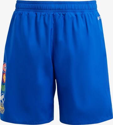 ADIDAS SPORTSWEAR Board Shorts 'Marvel's Avengers' in Blue: front