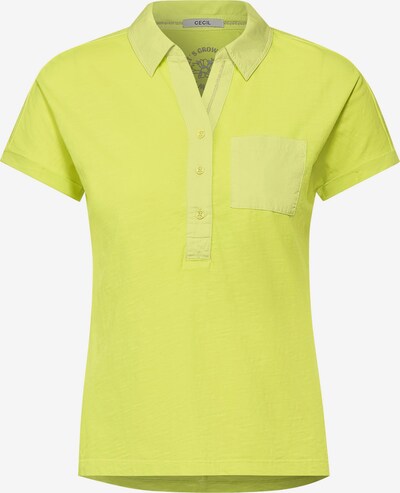 CECIL Poloshirt in limette, Produktansicht