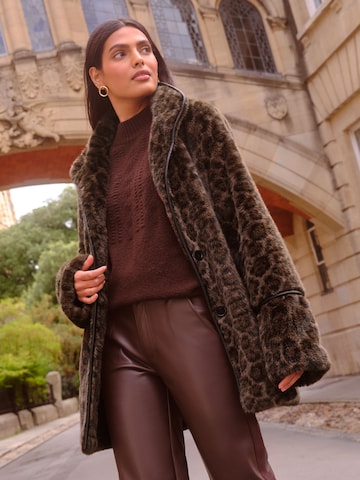 love & roses Winter coat in Brown