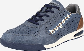 Scarpa stringata sportiva 'Trevor' di bugatti in blu: frontale