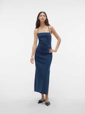 VERO MODA Zomerjurk 'ISLA' in Blauw: voorkant