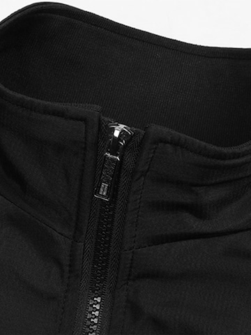 YOUTHUP Between-Season Jacket 'Stehkragen' in Black